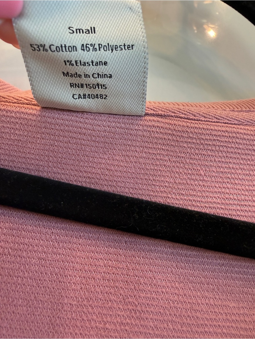 Varley Vine Half Zip Ottoman Pullover Nostalgia Rose Mauve Pink Small - Picture 6 of 8